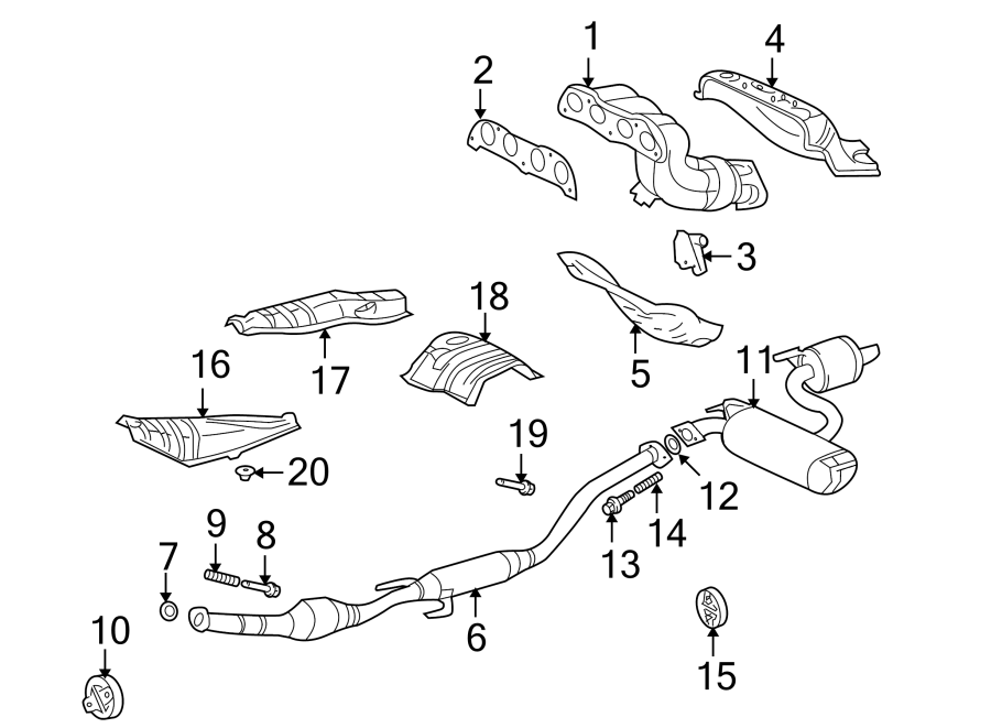 9008010291 - Toyota Bolt. Pipe. AND. Exhaust | Toyota Online Parts